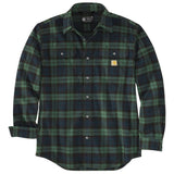 Carhartt 106356 Loose Fit Heavyweight Flannel Long-Sleeve Plaid Shirt