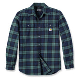 Carhartt 106356 Loose Fit Heavyweight Flannel Long-Sleeve Plaid Shirt