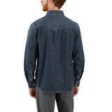 Carhartt 106429 Montana Relaxed Fit Midweight Denim Long-Sleeve Snap Front Shirt