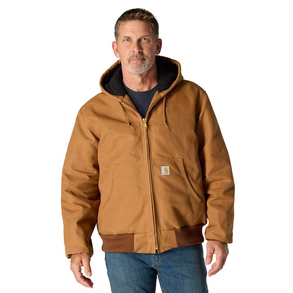 Carhartt 106673 J140 Loose Fit Firm Duck Insulated Flannel-Lined Active Jac