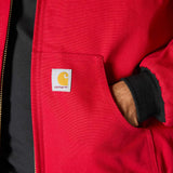 Carhartt 106673 J140 Loose Fit Firm Duck Insulated Flannel-Lined Active Jac