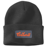 Carhartt 107007 Knit Cuffed Script Patch Beanie