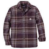 Carhartt 107010 Rugged Flex™ Relaxed Fit Midweight Flannel Long-Sleeve Plaid Shirt