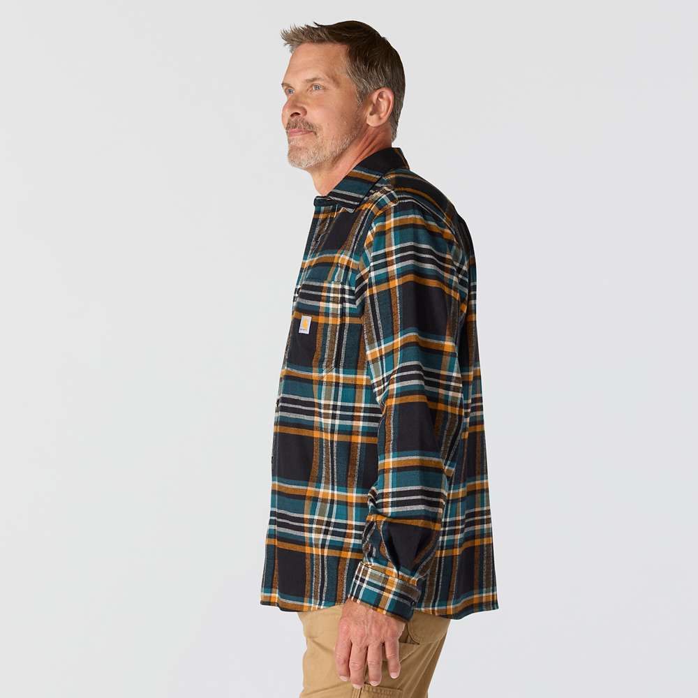 Carhartt 107010 Rugged Flex™ Relaxed Fit Midweight Flannel Long-Sleeve Plaid Shirt