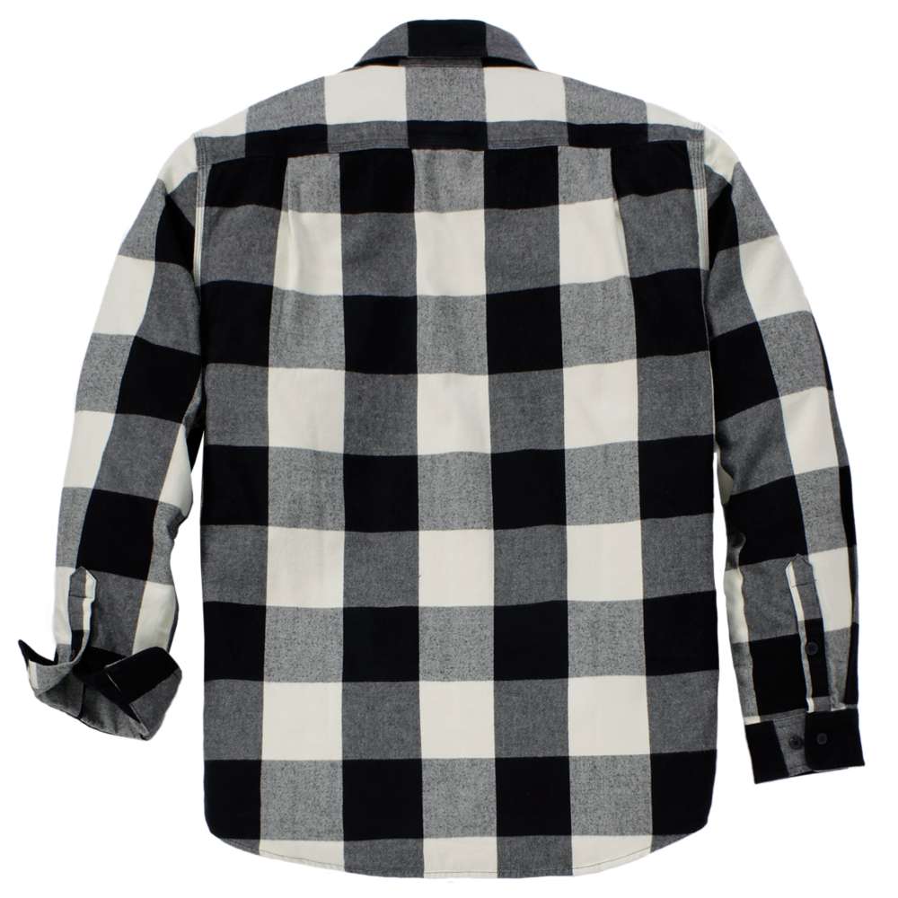 Carhartt 107013 Loose Fit Heavyweight Flannel Long-Sleeve Plaid Shirt