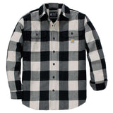 Carhartt 107013 Loose Fit Heavyweight Flannel Long-Sleeve Plaid Shirt
