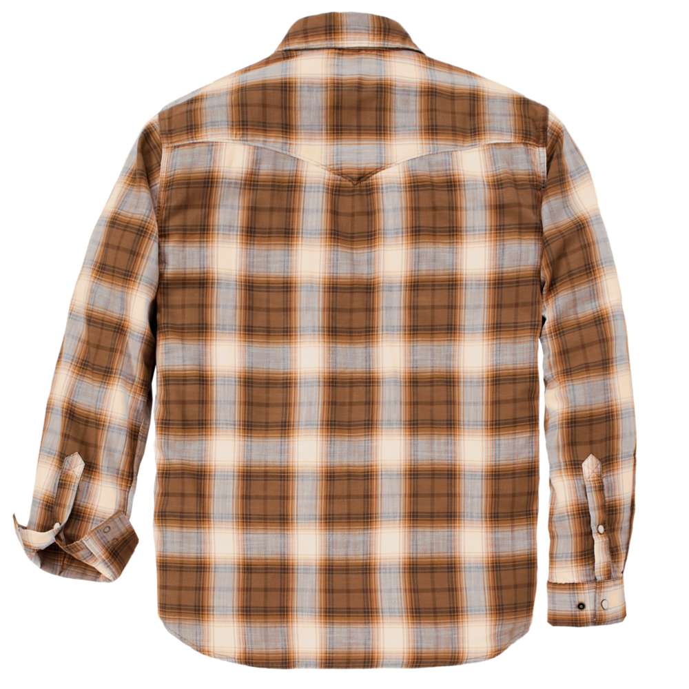 Carhartt 107016  Montana Rugged Flex Long Sleeve  Snap Front Plaid Shrt