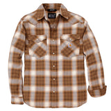 Carhartt 107016  Montana Rugged Flex Long Sleeve  Snap Front Plaid Shrt