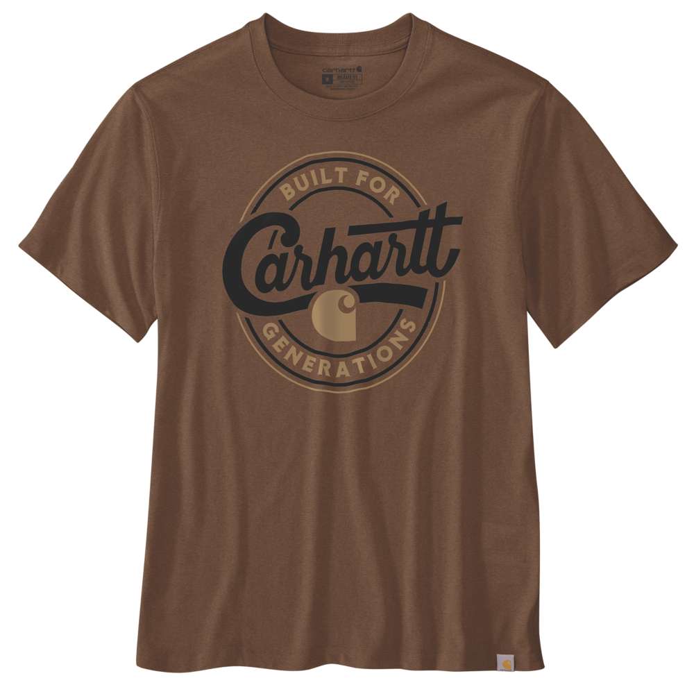 Carhartt 107049 Relaxed Fit Lightweight Short-Sleeve Script Graphic T-Shirt