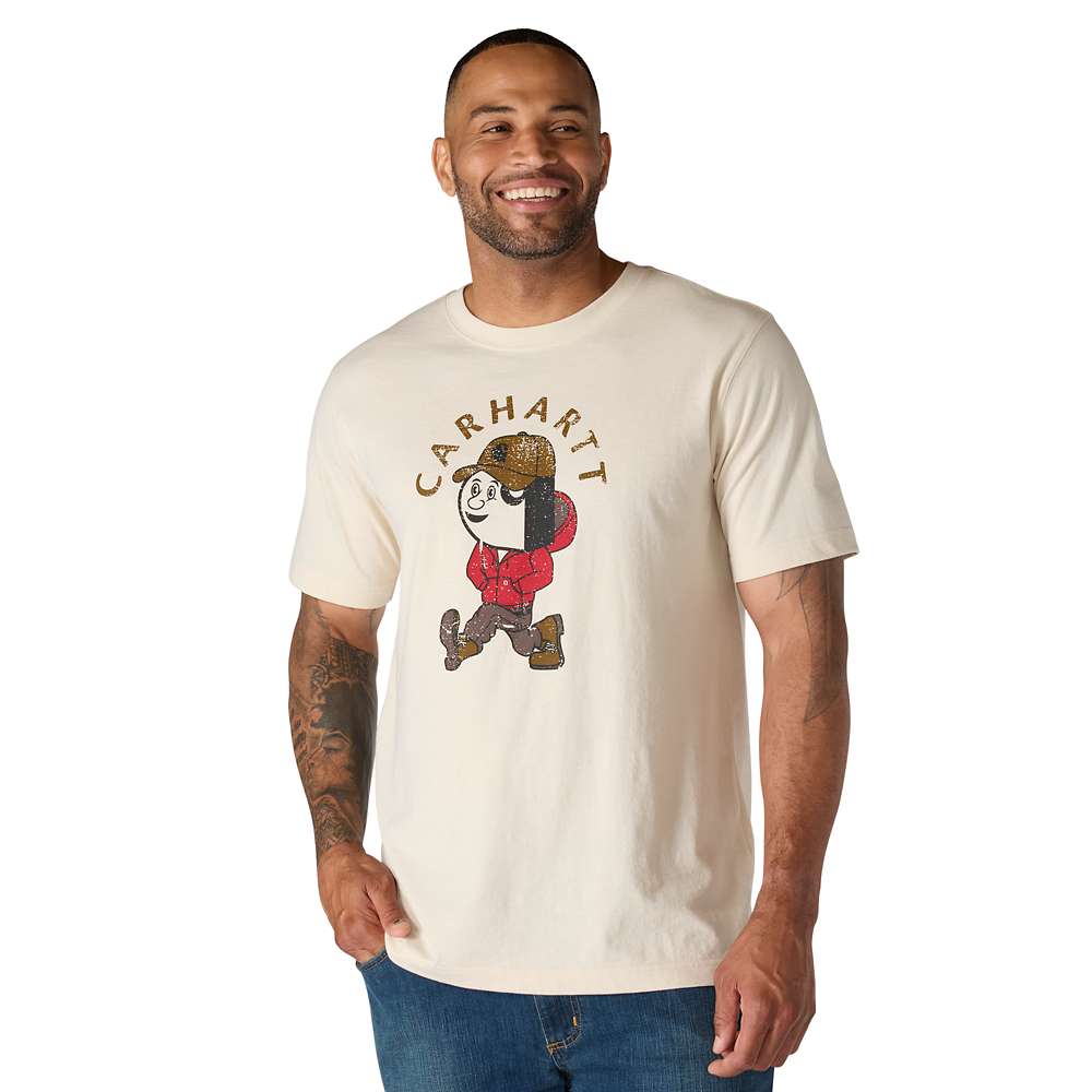 Carhartt 107051 Relaxed Fit Lightweight Short-Sleeve Active Jac Graphic T-Shirt