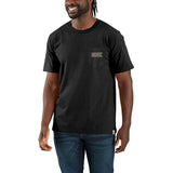 Carhartt 107063 Relaxed Fit Lightweight Short-Sleeve Pocket Script Graphic T-Shirt