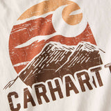 Carhartt 107260 Relaxed Fit Heavyweight Long-Sleeve Mountain Graphic T-Shirt