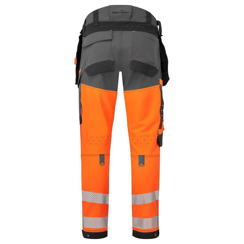 Portwest EV442 EV4 Hi-Vis Stretch Detachable Holster Class 1 Trousers