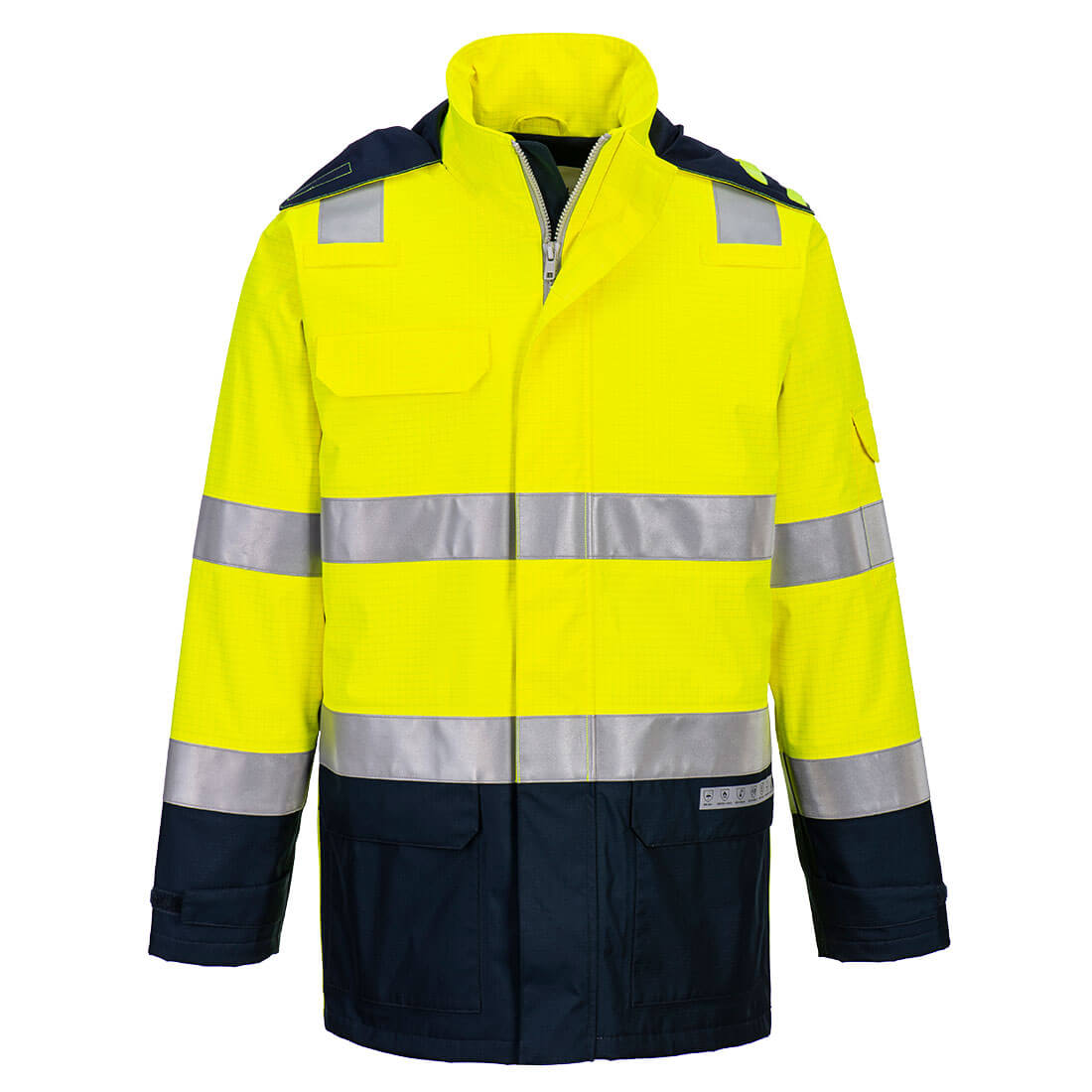 Portwest Bizflame Rain+ Hi-Vis Multi-Norm Contrast FR Jacket