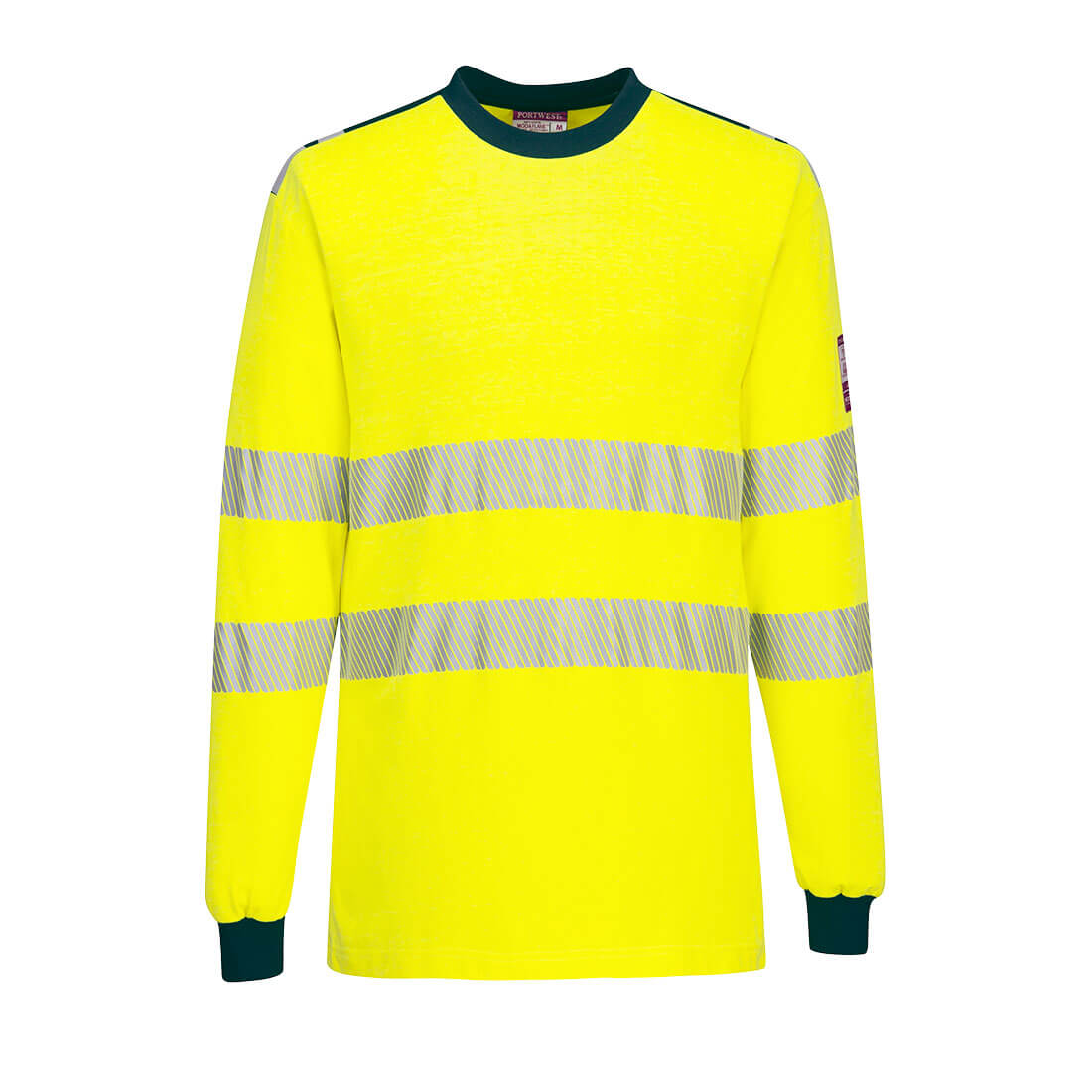 Portwest PW3 Modaflame Knit Hi-Vis FR Long Sleeve T-Shirt
