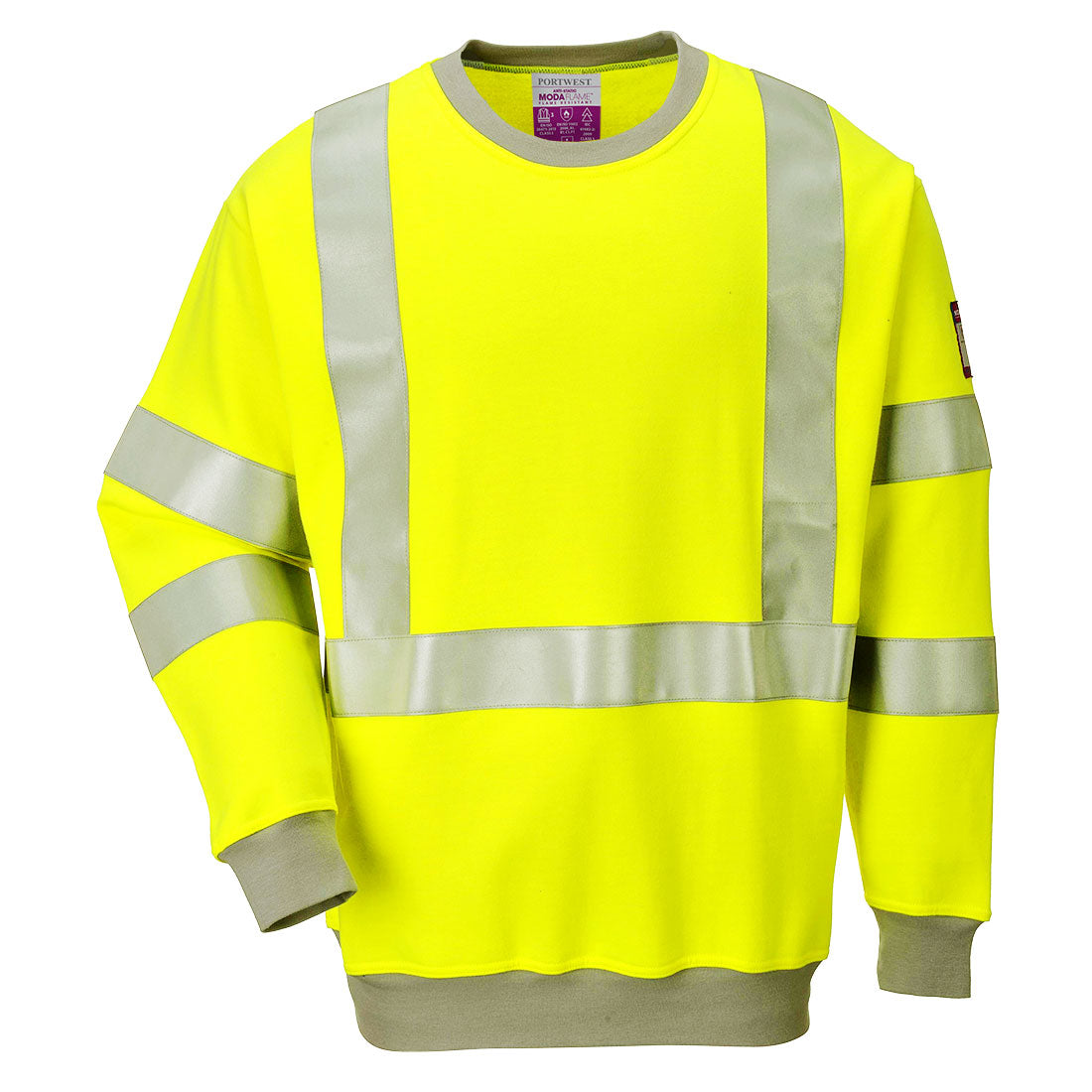 Portwest Modaflame Knit Hi-Vis FR Sweatshirt