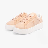 Tommy Hilfiger CASUAL CHIC PLATFORM  Womens Court Trainers Pink Bloom
