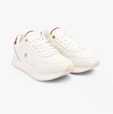 Tommy Hilfiger ELEVATED ESSENTIAL Womens Running Trainers Ancient White