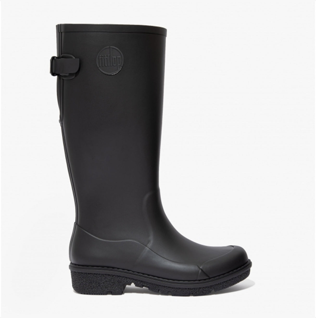 FitFlop WONDERWELLY TALL Womens Rubber Wellington Boots All Black