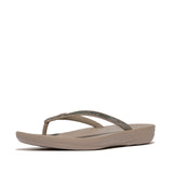 FitFlop IQUSHION OMBRE SPARKLE Womens Flip Flops On Taupe/Pewter