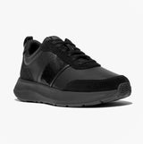 FitFlop F-MODE Womens Leather Trainers Urban Black