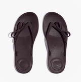 FitFlop iQUSHION GLITZ-BOW Ladies Flip Flops Plumberry