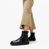 FitFlop iQ-COMFF TASSEL LEATHER Ladies Short Boots All Black