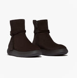 FitFlop iQ-COMFF TASSEL SUEDE Ladies Short Boots Chocolate Brown