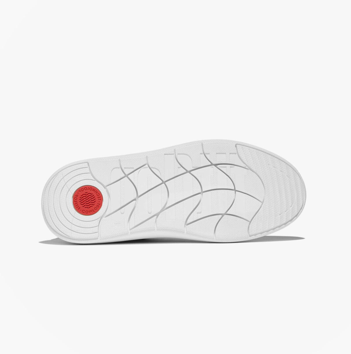 FitFlop 'Ready To Go' LEATHER LACELESS Ladies Sneakers Urban White