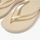 FitFlop IQUSHION Womens Flip Flops Gold