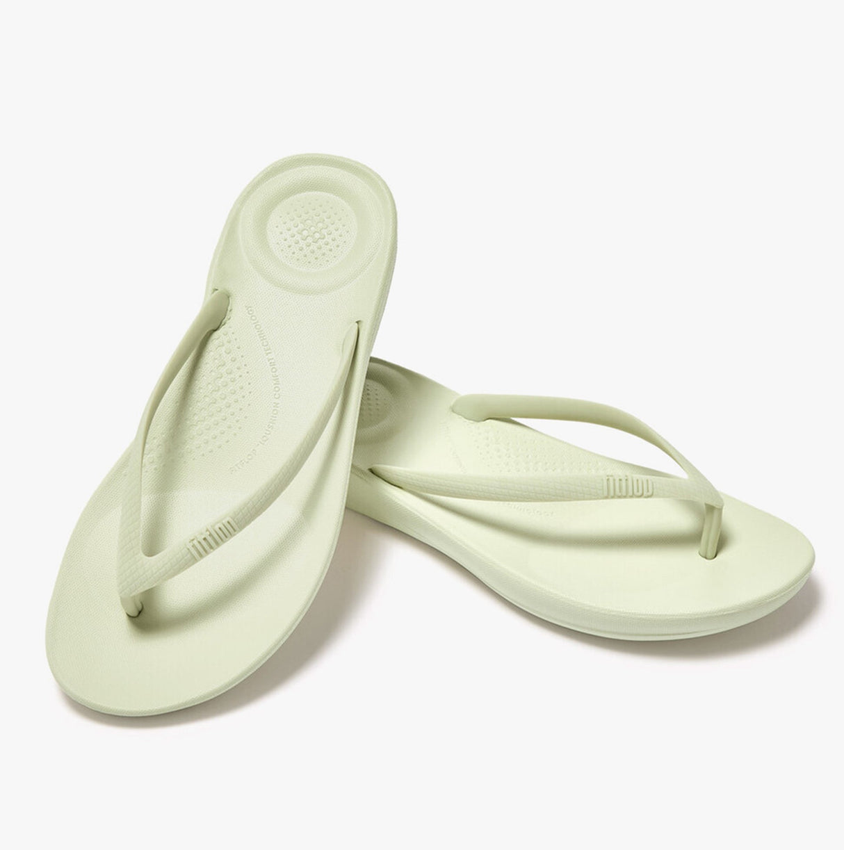 FitFlop IQUSHION ERGONOMIC Womens Toe Post Sandals Minty Green