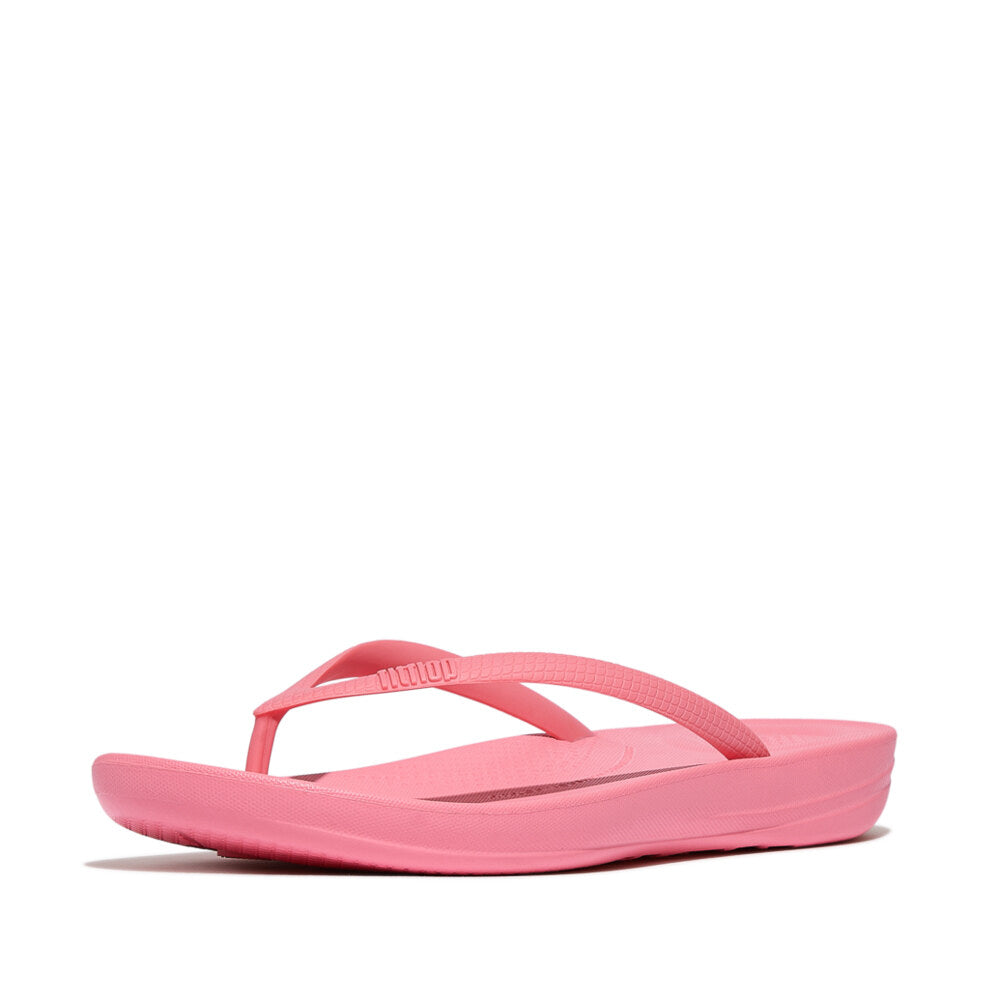 FitFlop IQUSHION ERGONOMIC Womens Flip Flops Geranium Pink