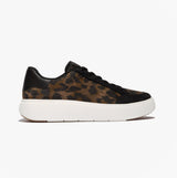 FitFlop 'Ready To Go' LEOPARD SUEDE Ladies Sneakers Black/Chocolate Mix