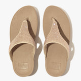 FitFlop LULU CRYSTAL Womens Toe Post Latte Beige