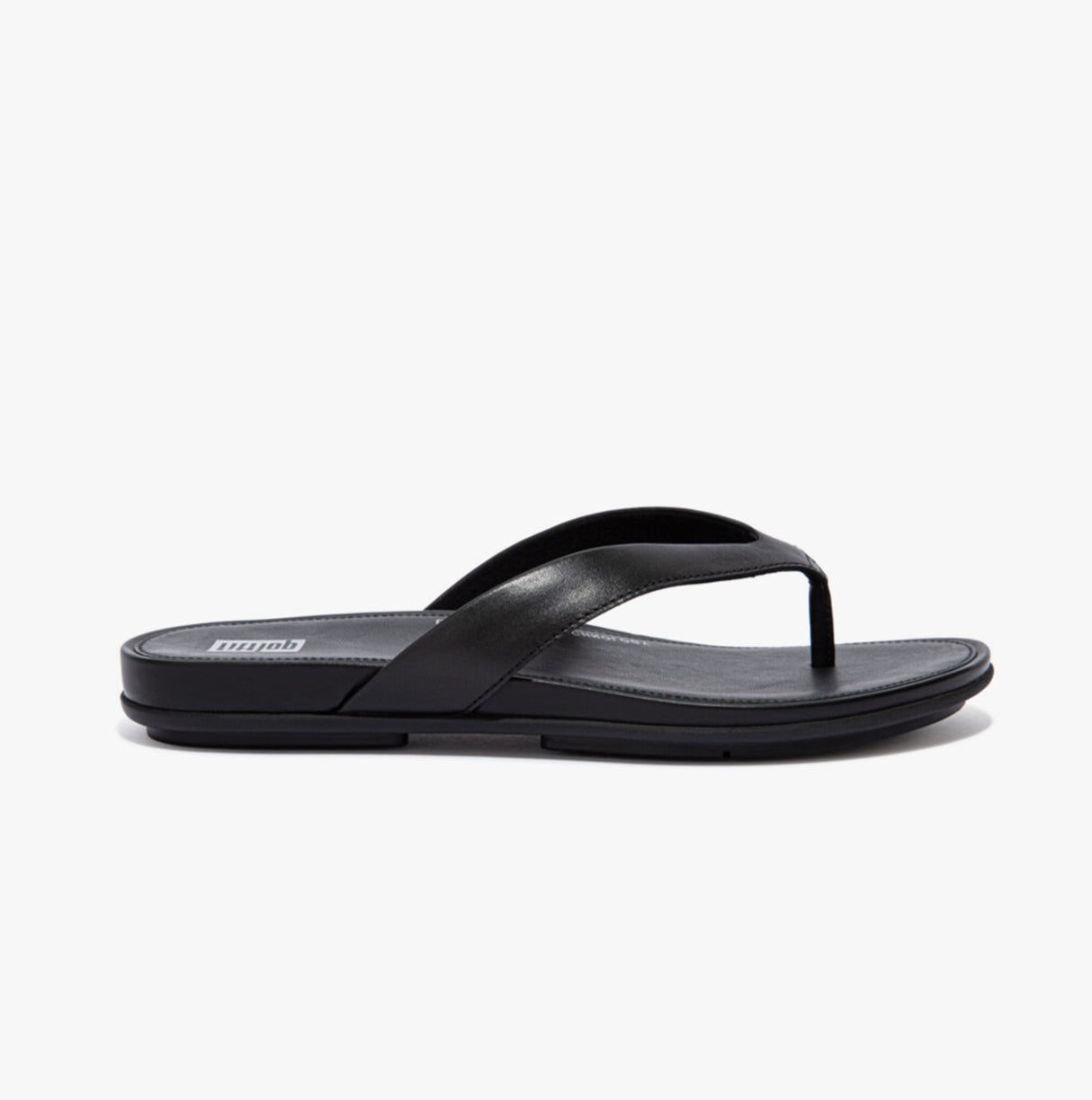 FitFlop GRACIE LEATHER Womens Flip Flops All Black