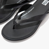 FitFlop GRACIE LEATHER Womens Flip Flops All Black