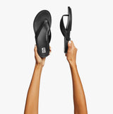 FitFlop GRACIE LEATHER Womens Flip Flops All Black