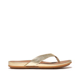 FitFlop GRACIE LEATHER Womens Flip Flops Platino