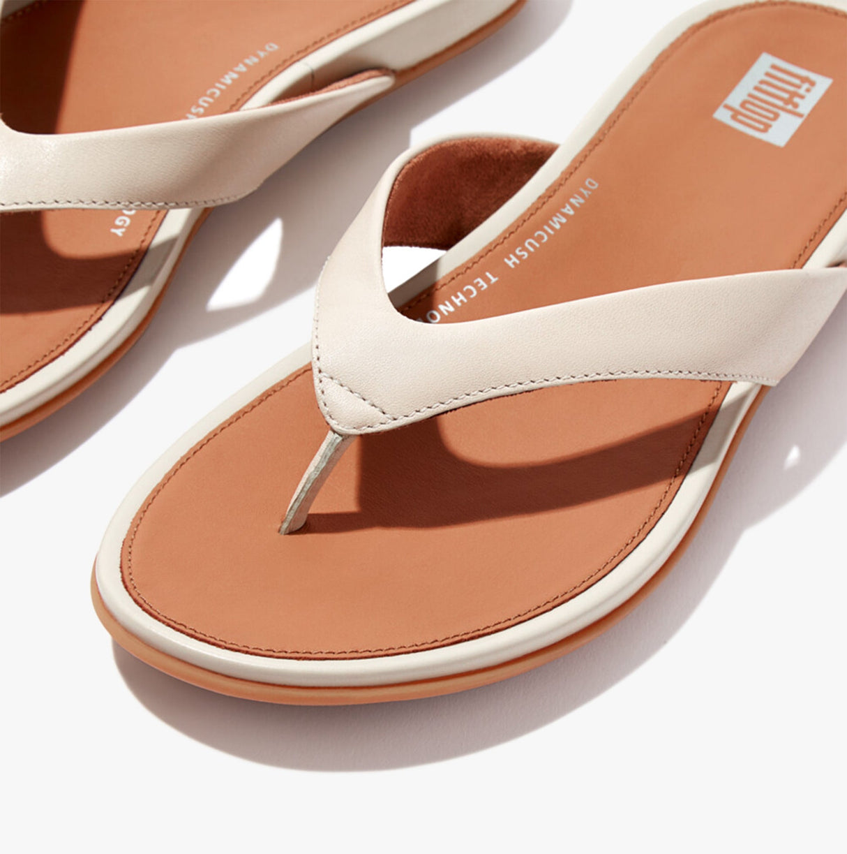 FitFlop GRACIE Womens Toe Post Sandals Stone Beige