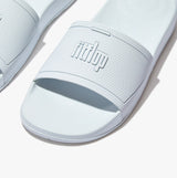 FitFlop iQUSHION Womens Slides Seafoam Blue