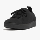 FitFlop RALLY e01 MULTI-KNIT Womens Trainers All Black