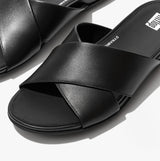 FitFlop GRACIE CROSS Womens Slides All Black