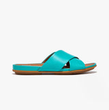 FitFlop GRACIE CROSS Womens Slides Tahiti Blue