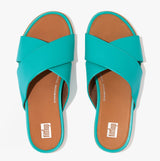 FitFlop GRACIE CROSS Womens Slides Tahiti Blue
