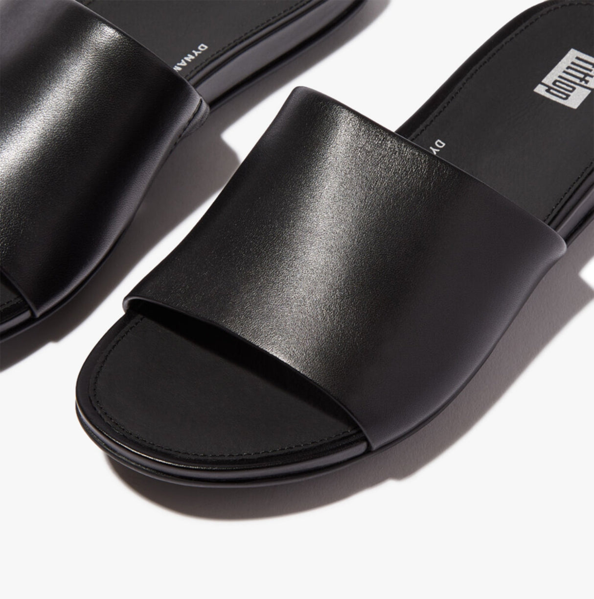 FitFlop GRACIE LEATHER Womens Slides All Black