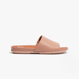 FitFlop GRACIE Womens Leather Pool Sliders Beige