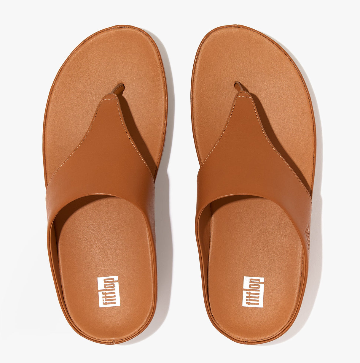 FitFlop SHUV TOE-POST Womens Sandals Light Tan