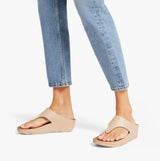 FitFlop SHUV TOE-POST Womens Sandals Stone Beige