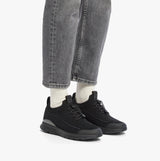 FitFlop VITAMIN FF METAL-POP KNIT Womens Trainers Black/Silver