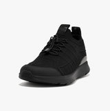 FitFlop VITAMIN FF METAL-POP KNIT Womens Trainers Black/Silver